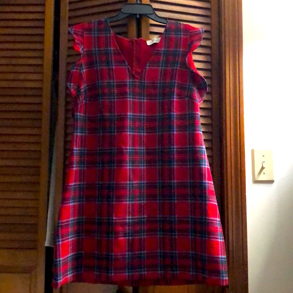 Plaid Red Dress